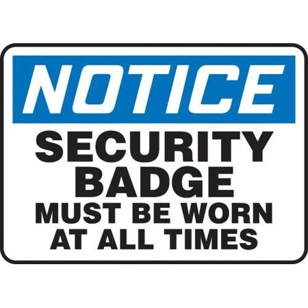 Notice Sign, MADM801XV